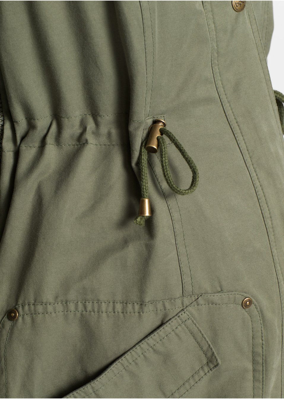 Parka de grossesse et de portage, doublure jersey