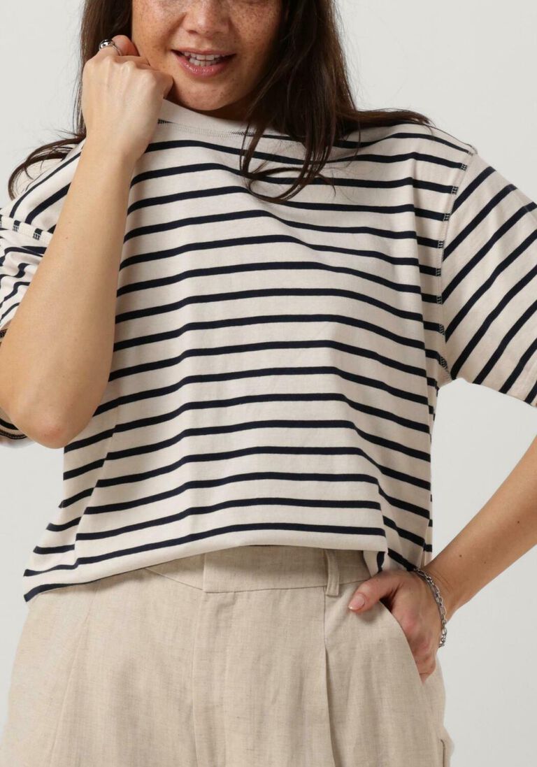 ENVII blauw/wit gestreepte envii top enkulla ss stripe 5310