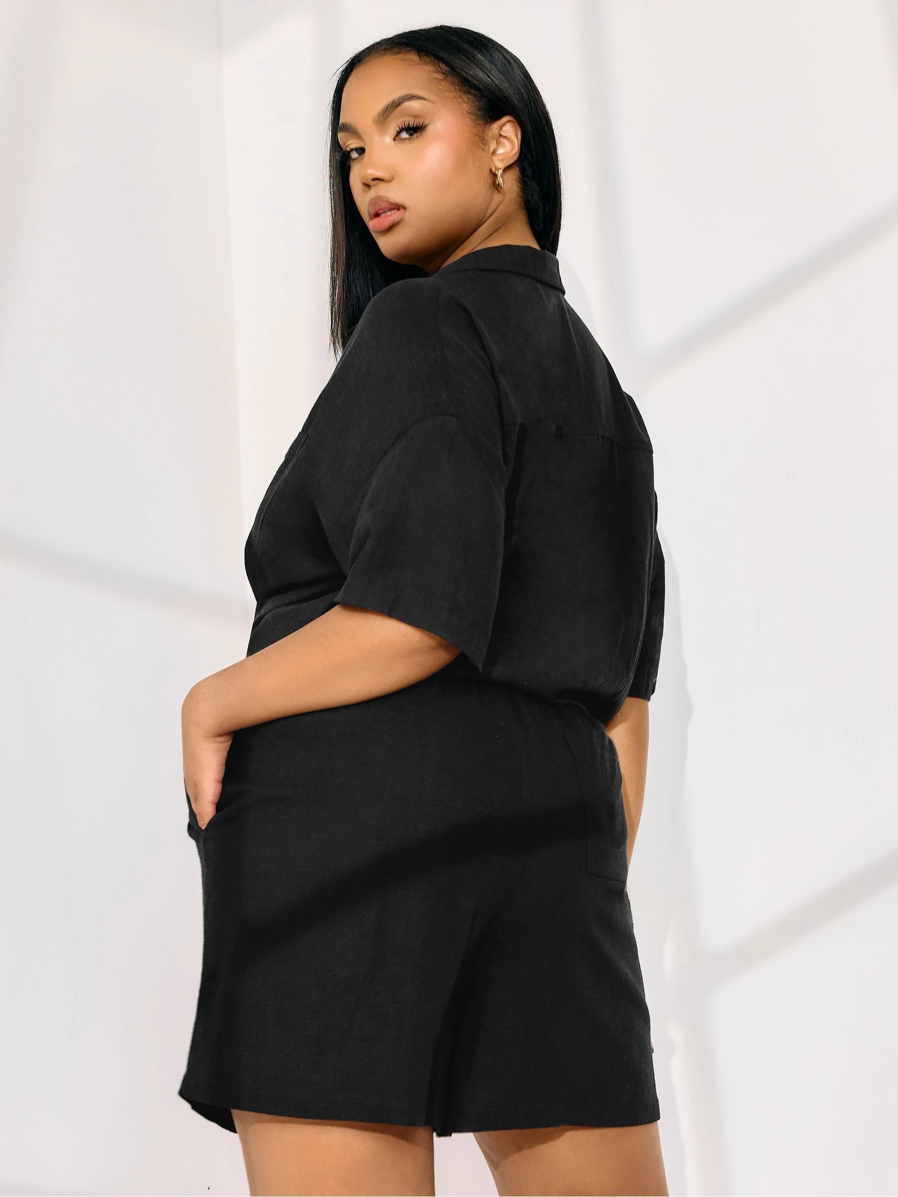Yours Curve - Linnen short