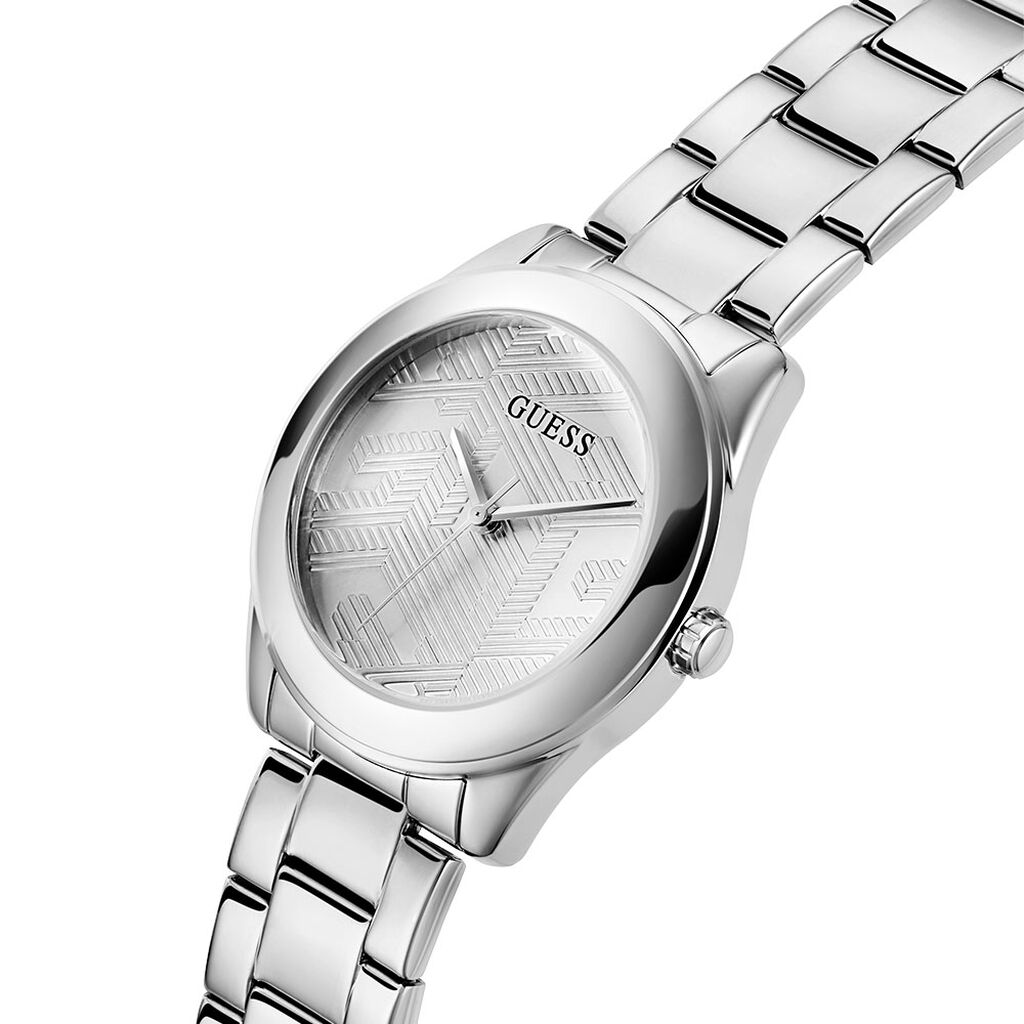 Montre Guess Cubed Argenté