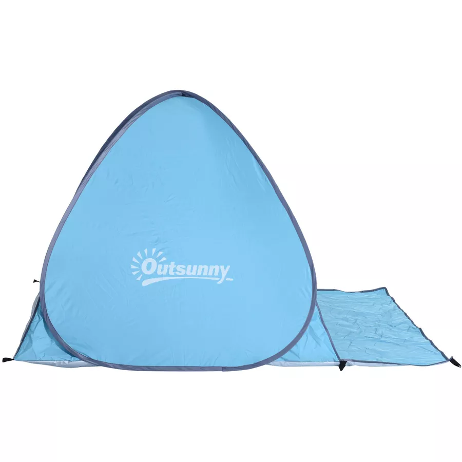 Outsunny Pop-Up Zelt für 2 Personen blau
