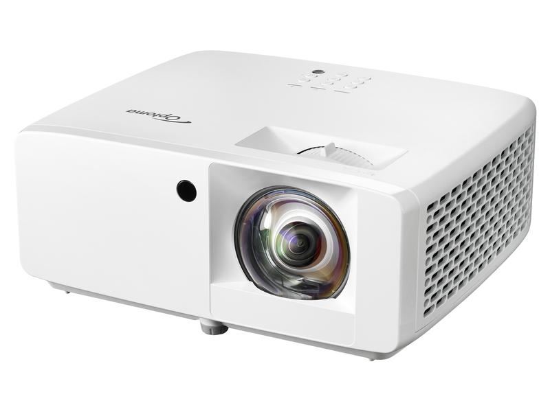 Optoma Kurzdistanzprojektor ZH350ST Ultrakompakter 1080p-Laserprojektor mit hoher Helligkeit