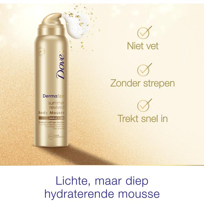 Dove DermaSpa Summer Revived Fair-Medium To Dark Tanning Mousse