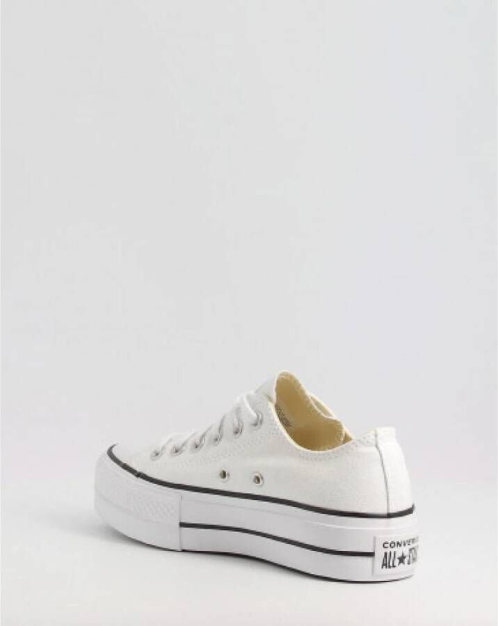 Converse Chuck Taylor All Star Platform Low Dames Schoenen White Textil Foot Locker