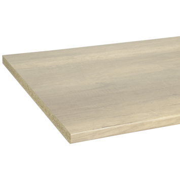 Werkblad AS28 265x60cm Grof Hout