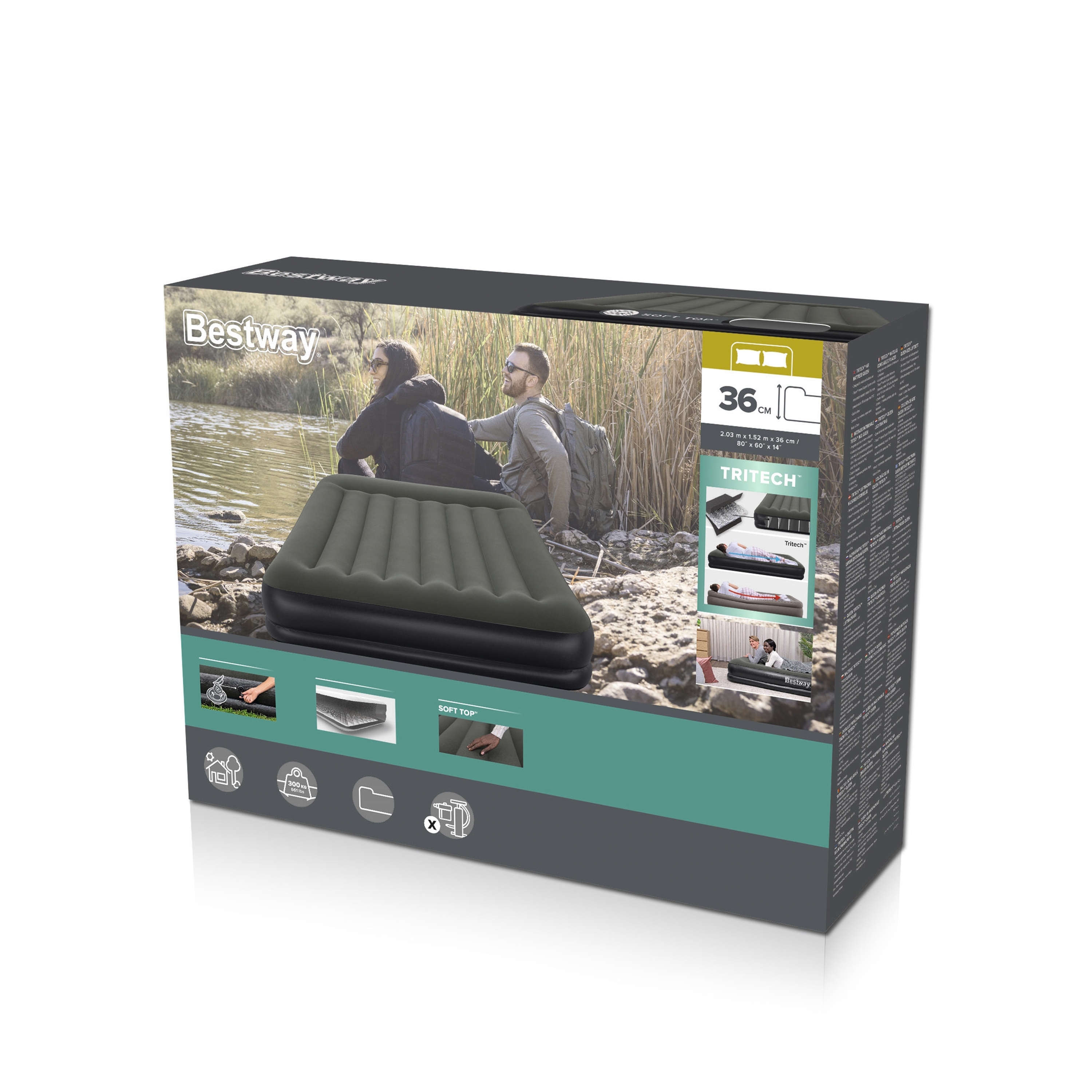 Luftbett Tritech Queen 203 x 152 x 36 cm