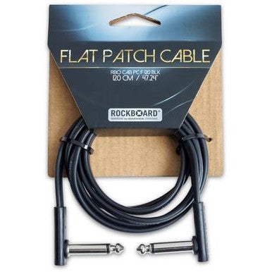 RockBoard Flat Patch Cable mono jack haaks 120 cm
