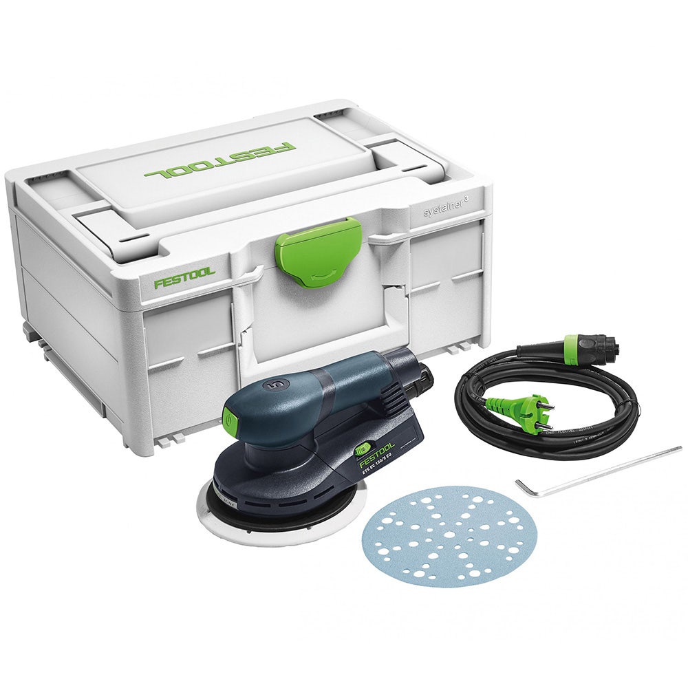 Lixadeira orbital aleatória sem escova FESTOOL de 150 mm e 400 W ETC EC 576333