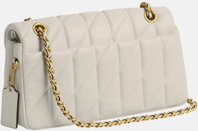 Coach Schoudertas - Leer - Quilted Tabby 26 - Beige