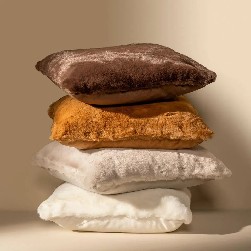 Kussenhoes Zaya - Tobacco Brown - 45x45 cm