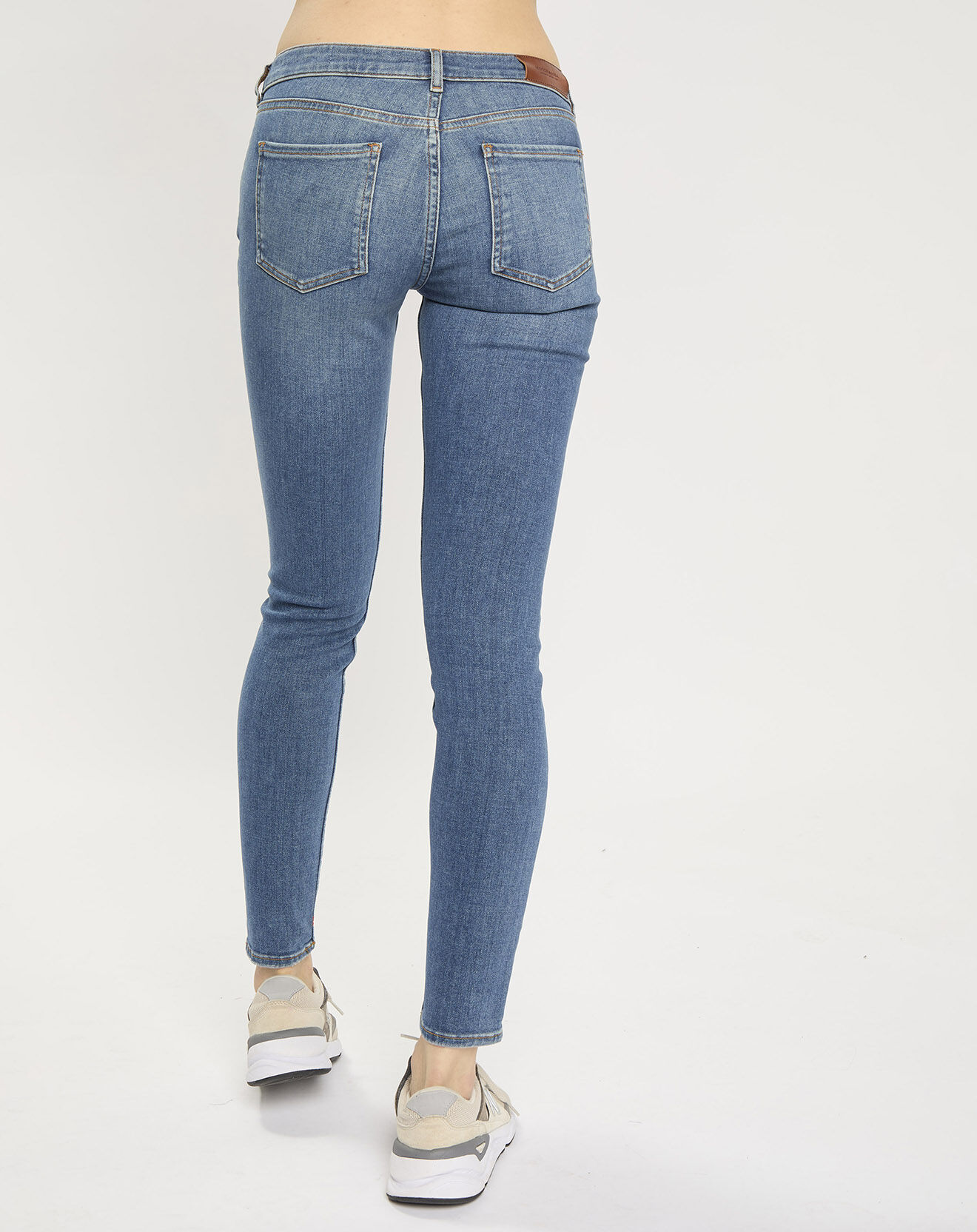 Scotch & Soda Jean bohemienne taille haute Skinny bleu moyen