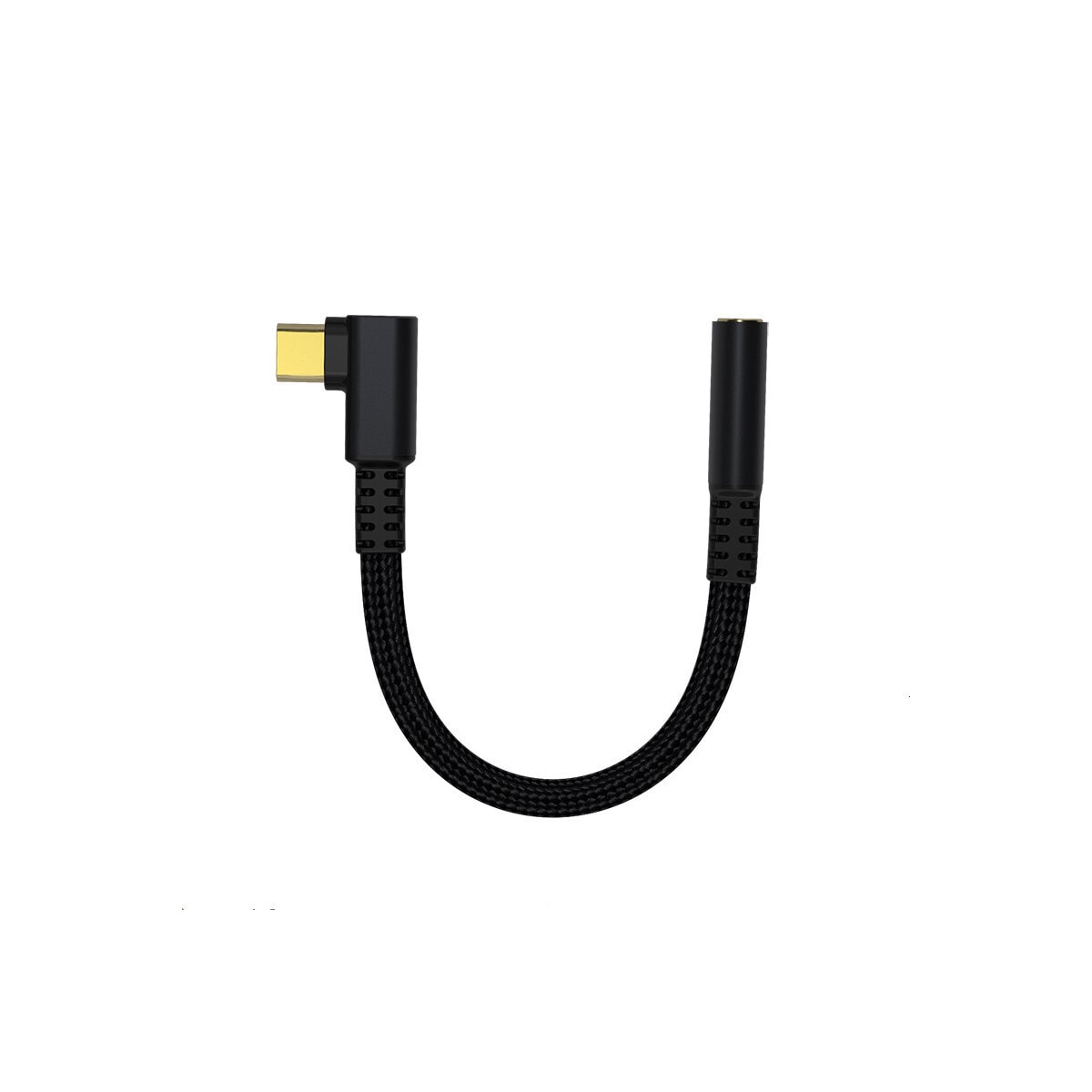 USB-C til 3,5 mm hodetelefonadapter Sort