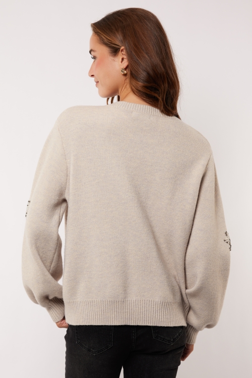 G-maxx - Parisa Knitted Sweater - Wood Ash