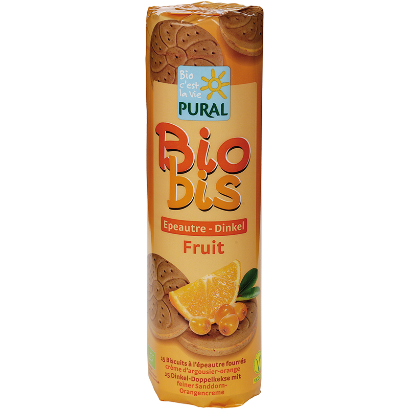 PURAL Bio Bis Dinkel Sanddorn Orange 300 g