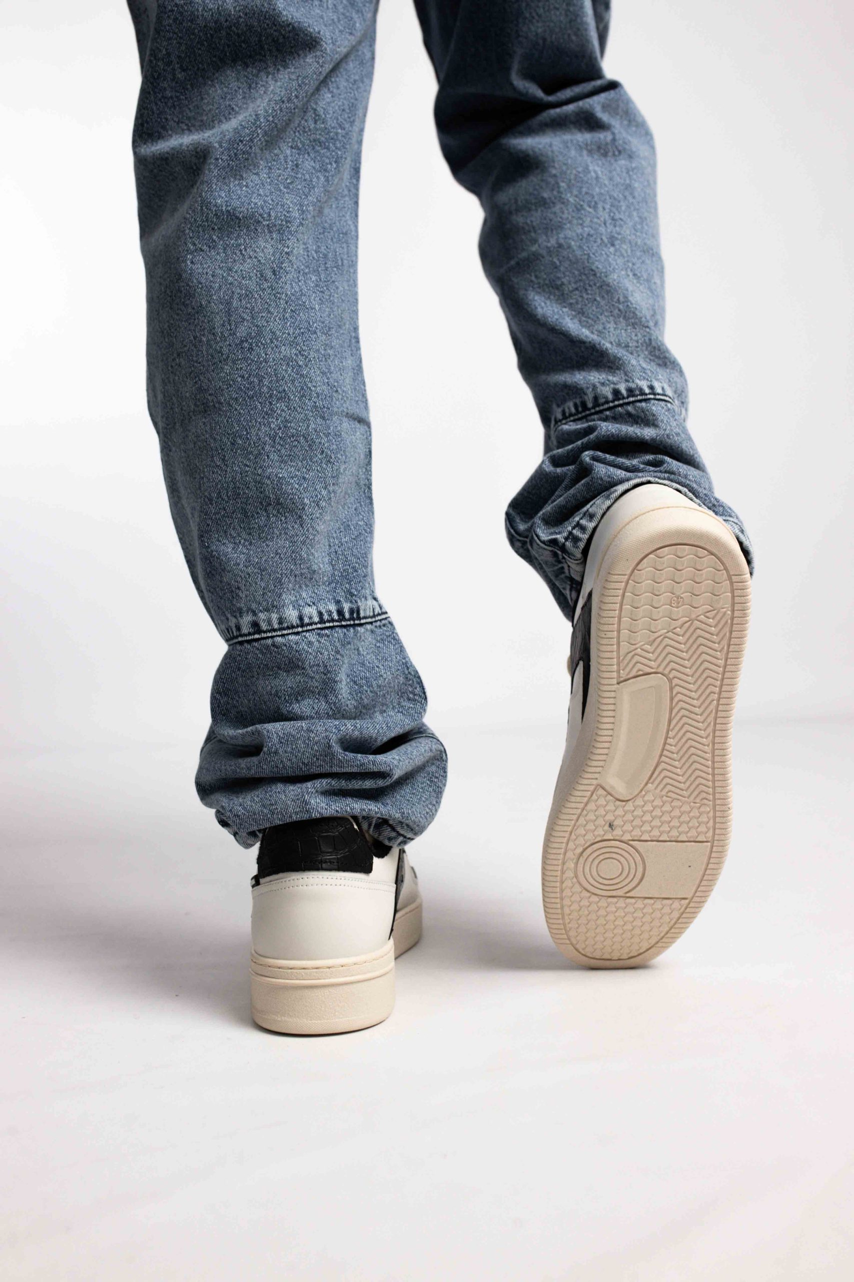 Off The Pitch Sky Force Sneakers Heren Wit/Zwart