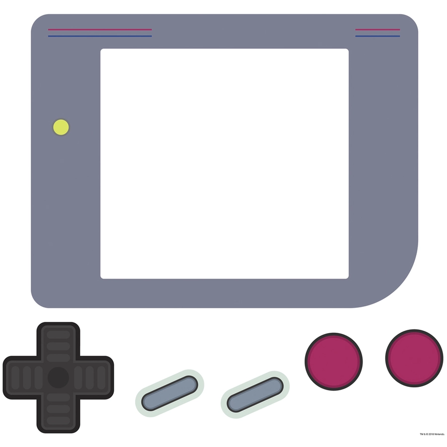 Room Mates Nintendo Gameboy Mehrfarbig