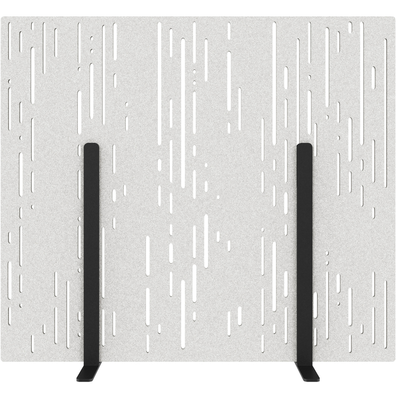 Suono Akustik-Trennwand suonoSTAND Lines M, 160 x 140 cm, weiss