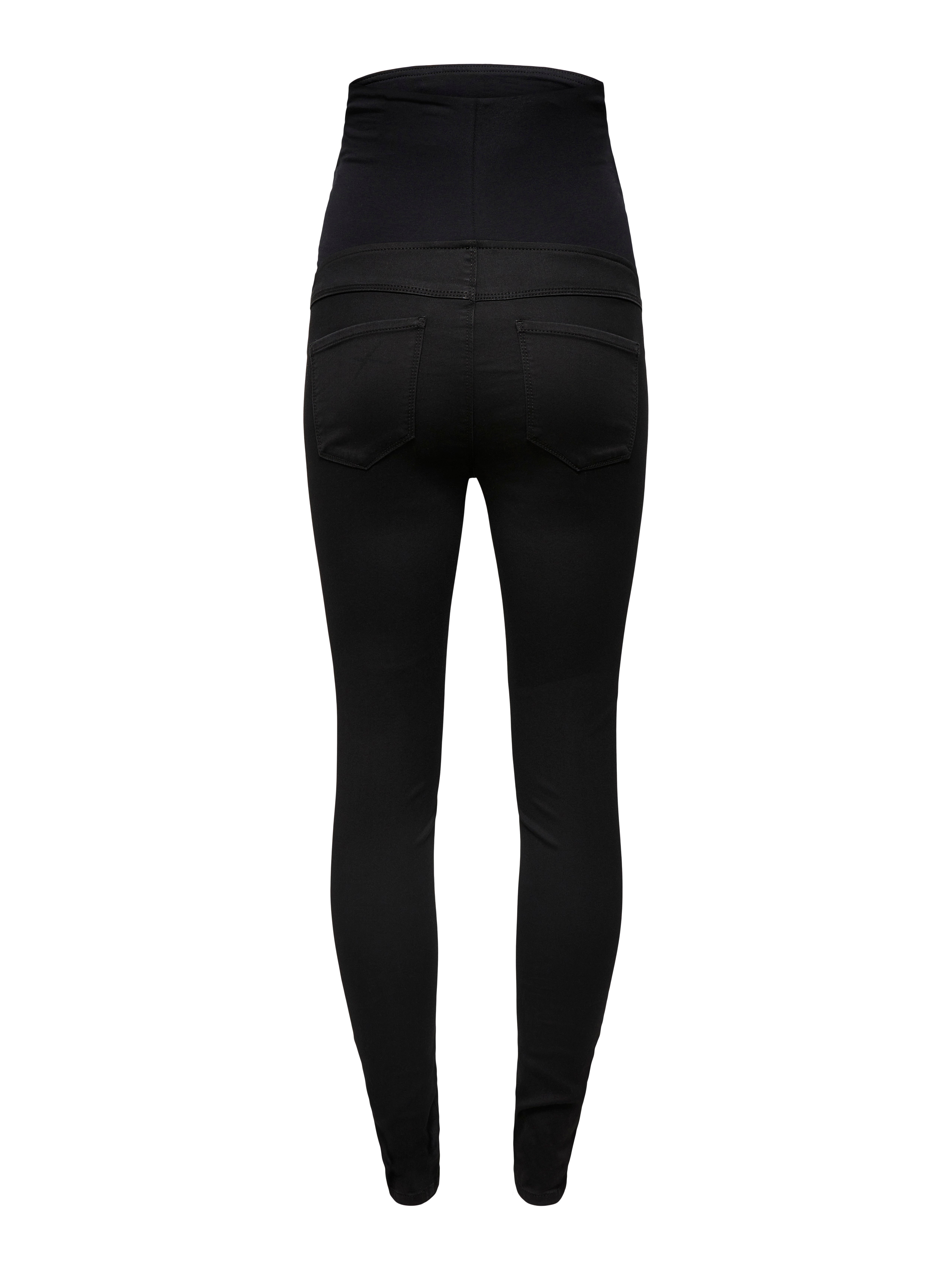 OLMRAIN Mittlere Taille Skinny Fit Jeans Black Denim