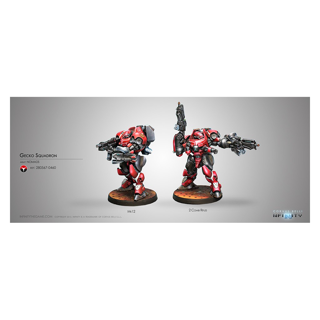 Infinity - Nomads - Gecko Squadron
