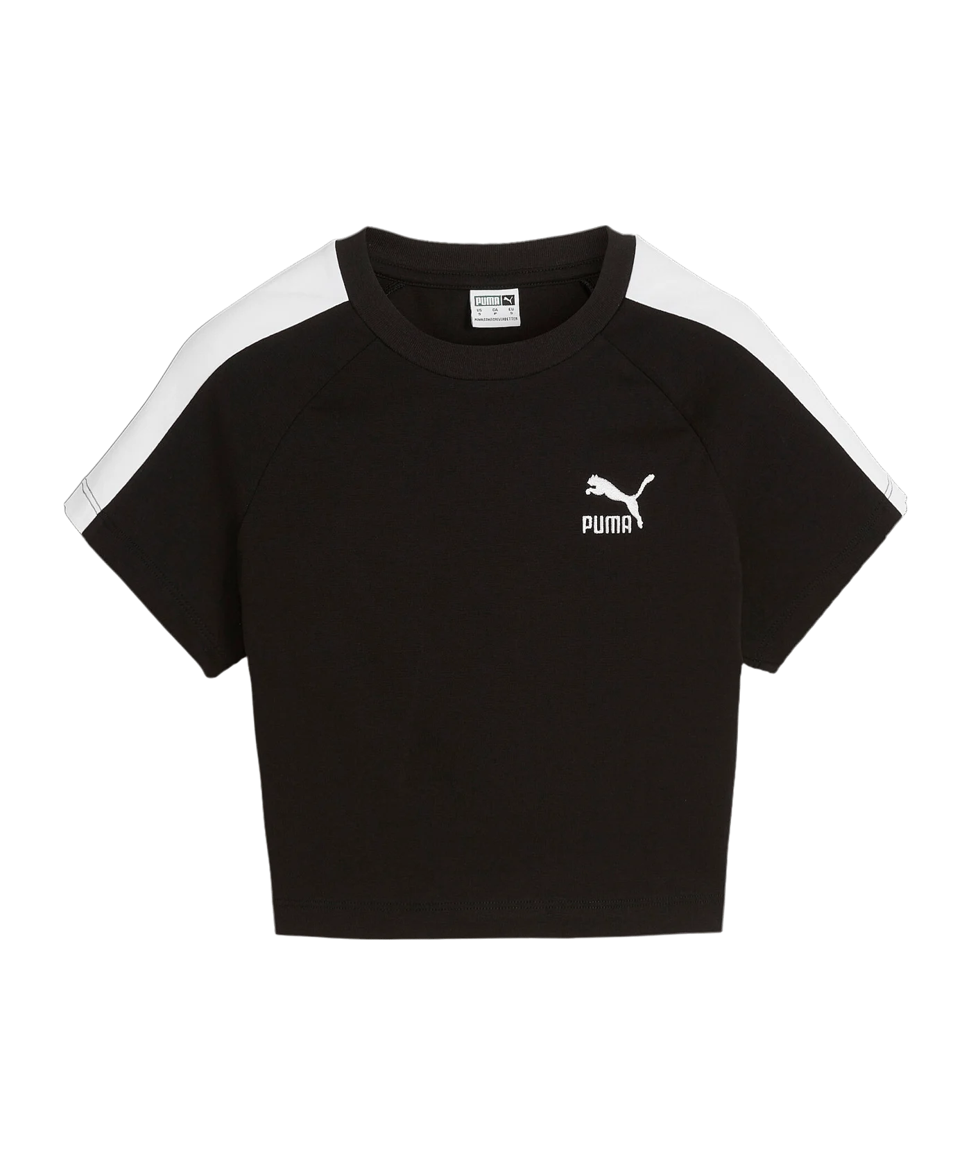 PUMA Iconic T7 Baby T-Shirt Damen Schwarz F01