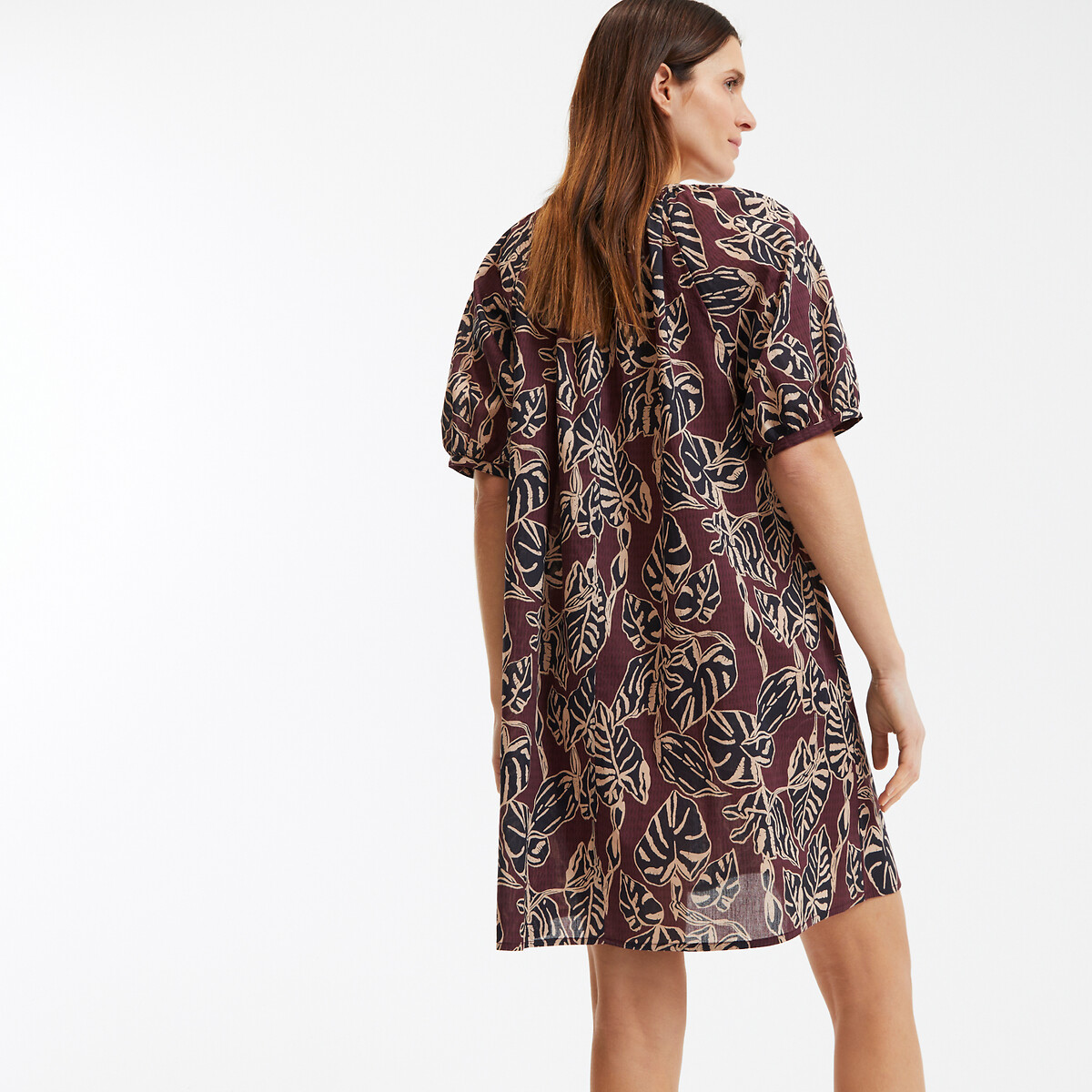 COLEÇÕES LA REDOUTE<br>Camisola em voile de algodão
