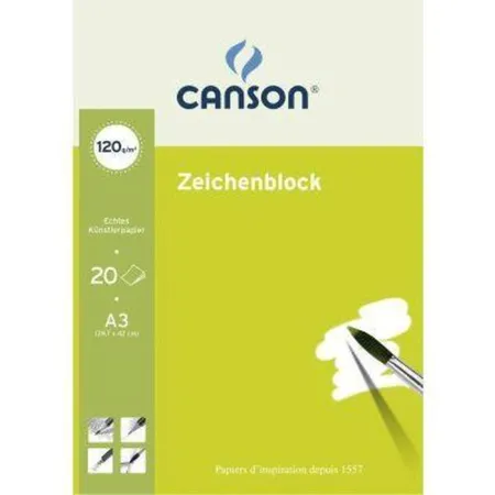 Canson Zeichenblock, A3, 20 Blatt