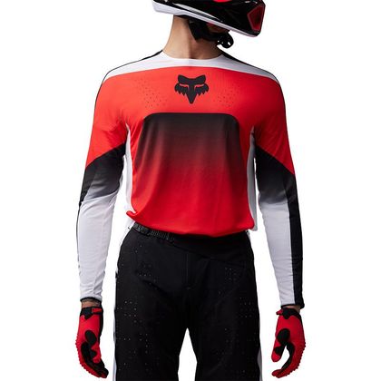 Maillot cross Fox 360 DIVIDER 2025 - Rouge