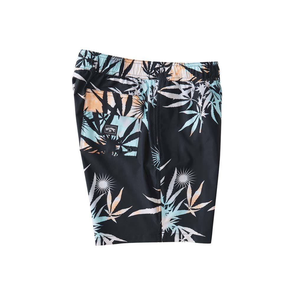 Billabong SUNDAYS - Short de bain Homme black floral