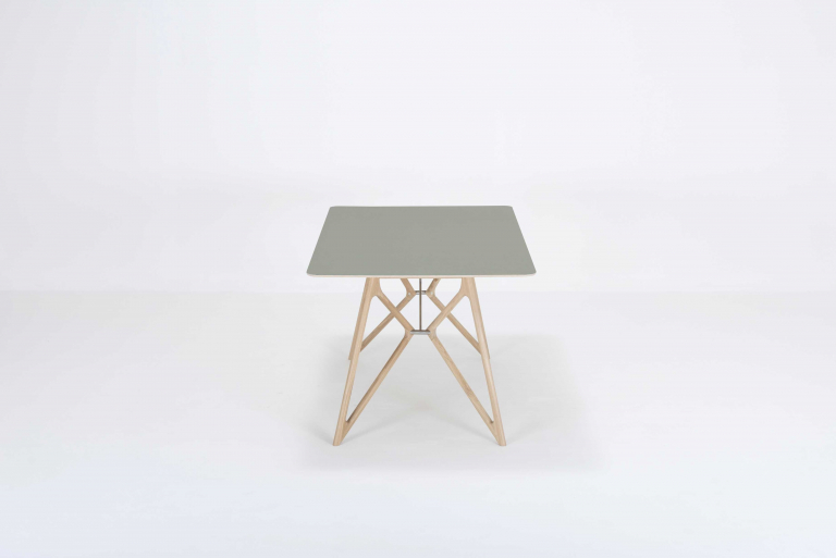 Gazzda Tink Tafel linoleum 160x90 whitewash Dark Olive