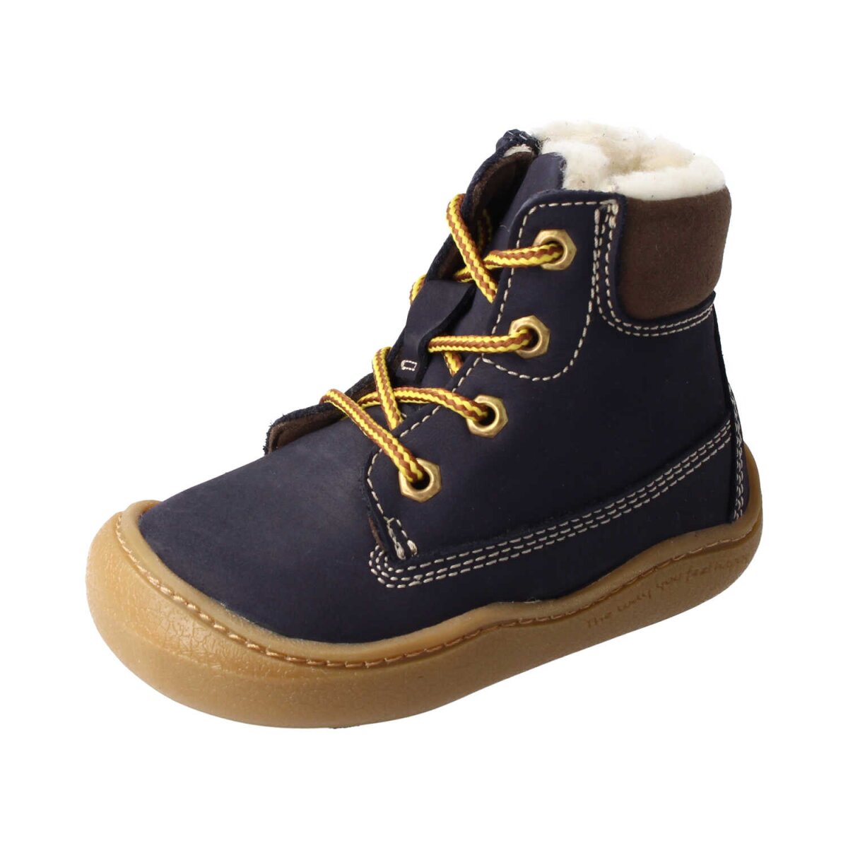 WL4222-WX2navyTIMBIInubuck wool laces zipper Winterstiefel Weite/W