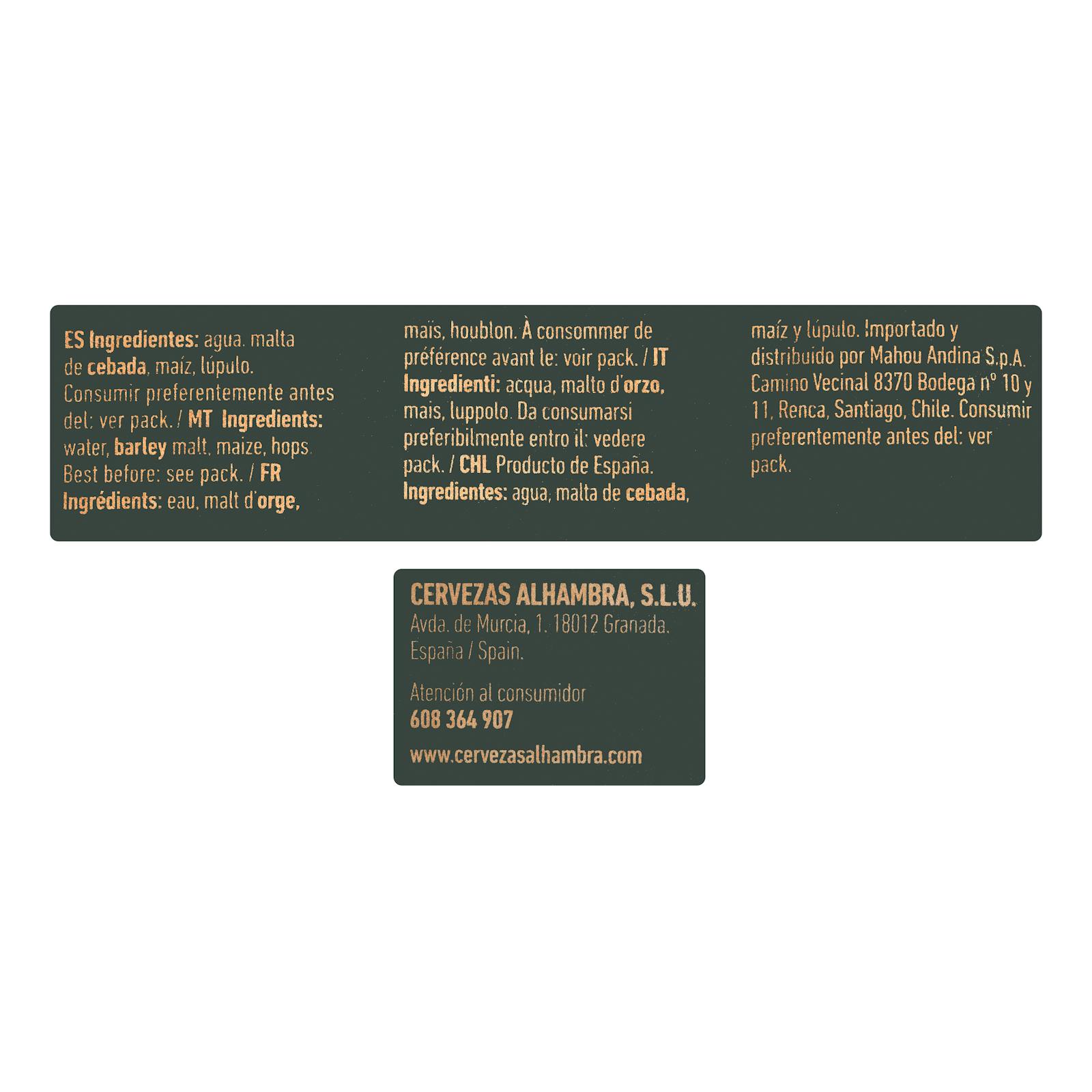 Bière Alhambra Reserve 1925