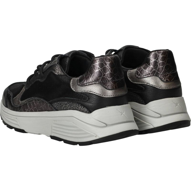 Xsensible Rainbow Stretchwalker GX Sneakers Zwart Dames