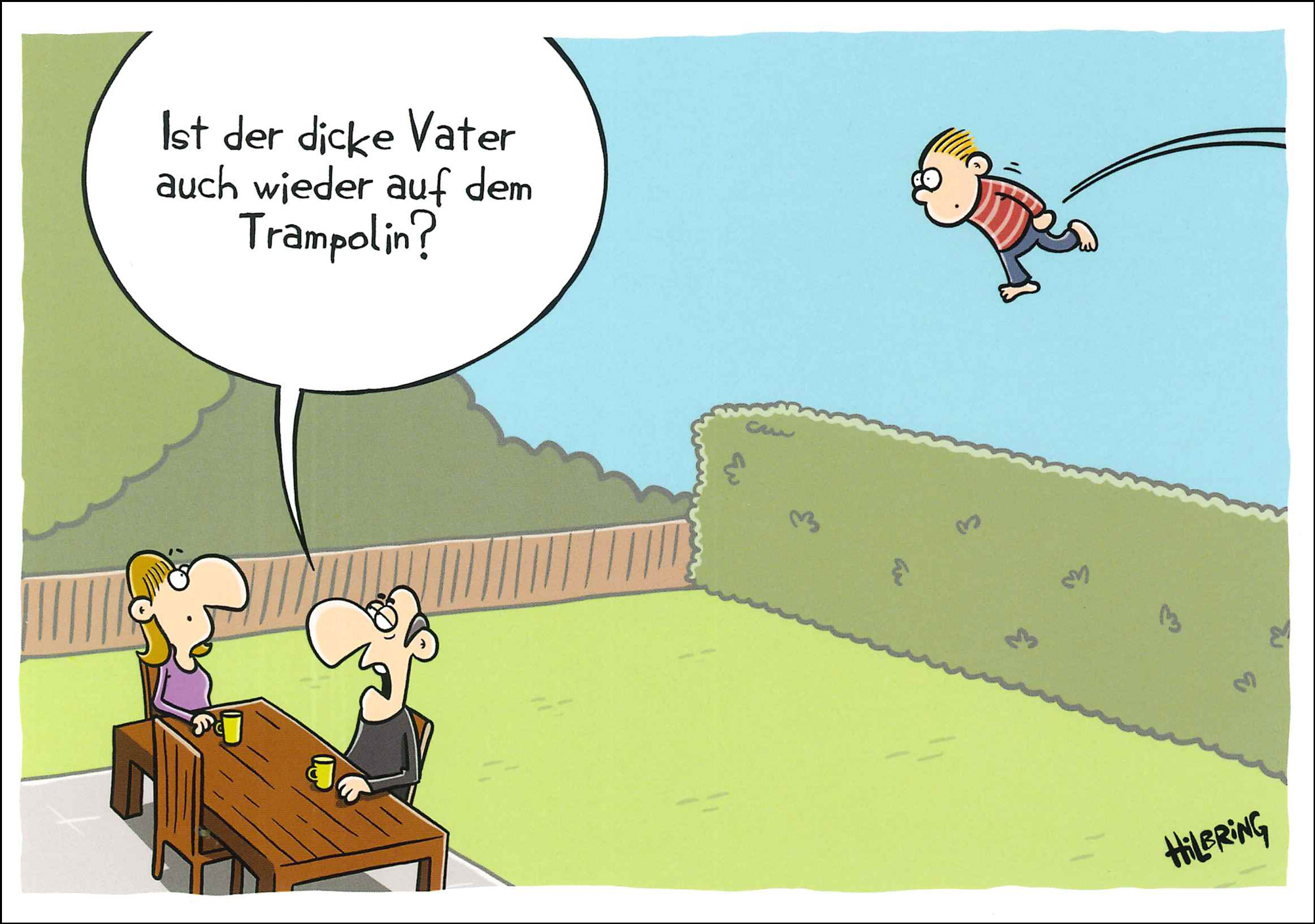 Postkarte 'Ist der dicker Vater wieder...' günstig bestellen