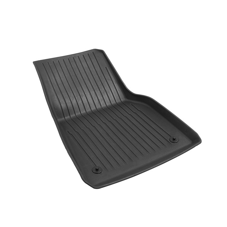 (6-tlg. Set) Tesla Model Y Fussmatte Anti-Rutsch Auto Boden Schutz Teppich - Schwarz