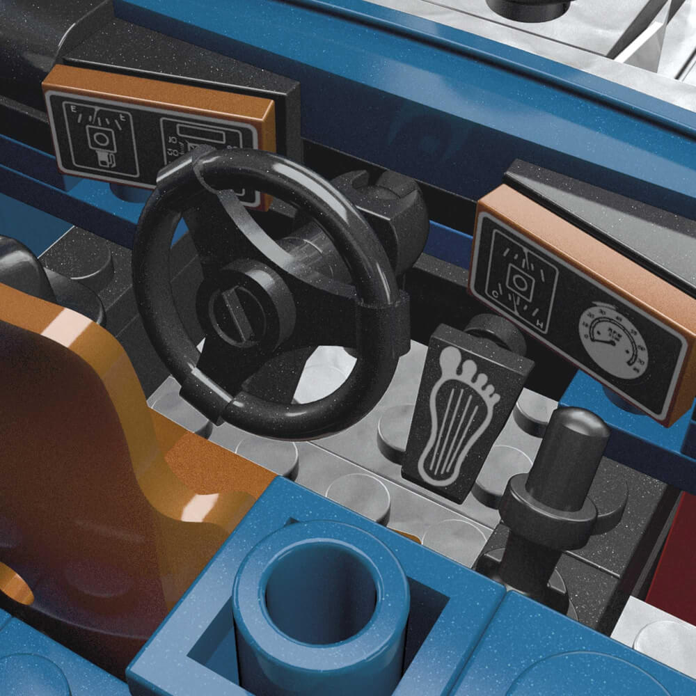 Mattel HHD20 MEGA Hot Wheels Bauset Bigfoot Monster Truck mit 538 Teilen für Erwachsene