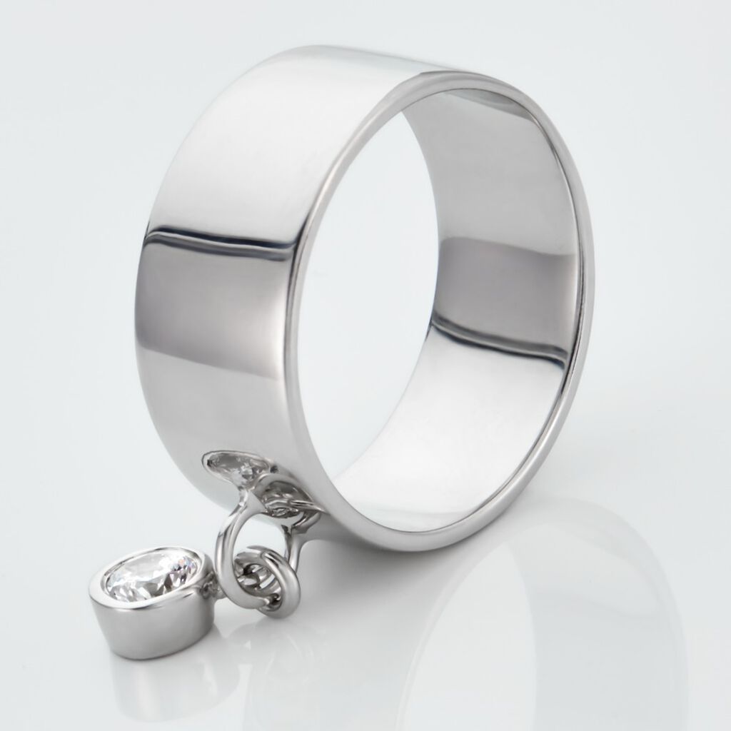 Bague Argent Blanc Ainslie Oxyde De Zirconium