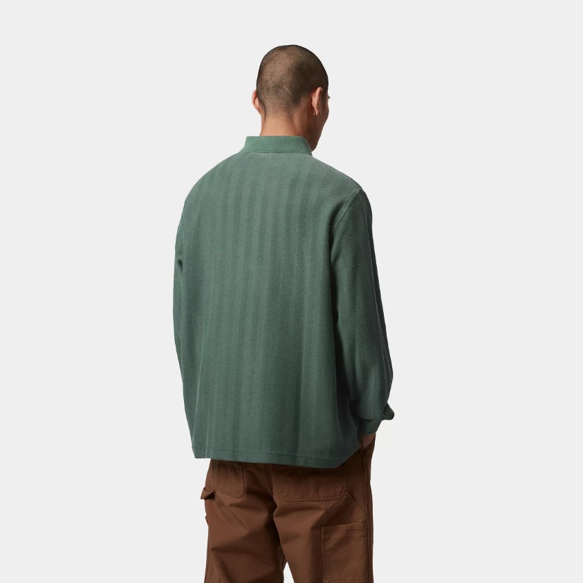 Carhartt WIP LS Morrison Rugby Shirt Conifer