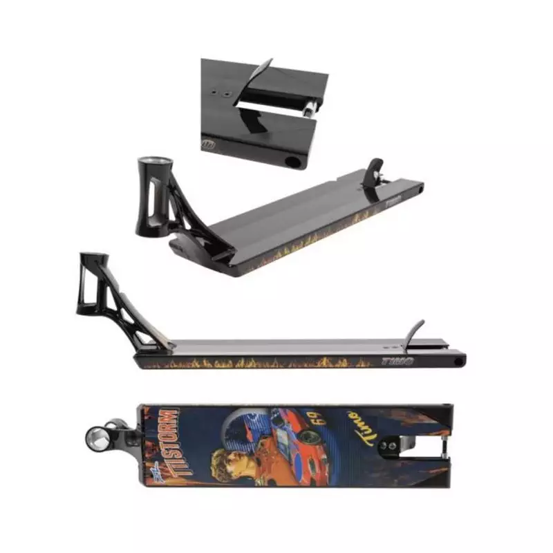 Deck trottinette AO SCOOTERS Timo Stuermlin V2 Noir