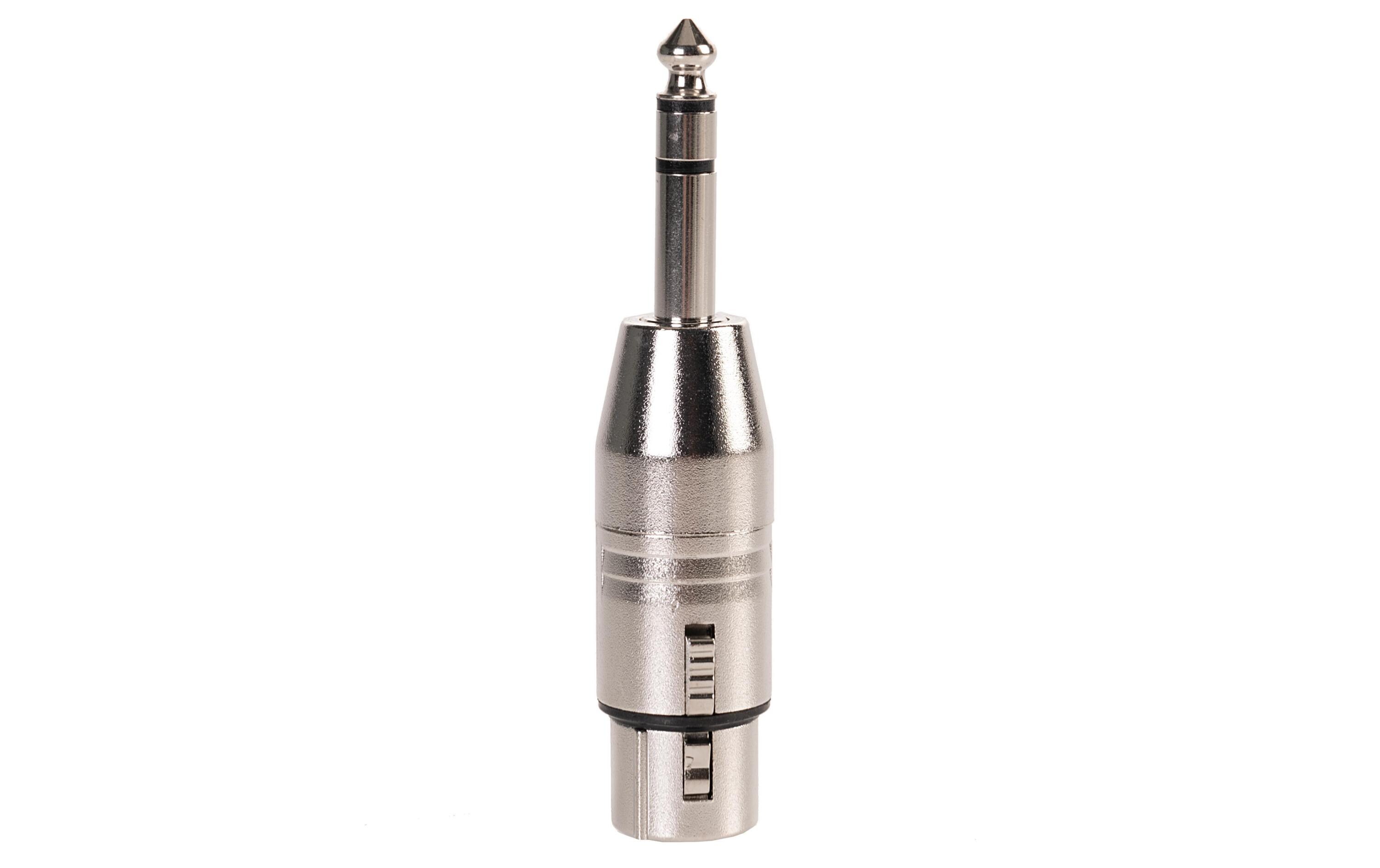 Audio-Adapter BA1101 XLR 3 Pole female - Klinke 6,3 mm maleHochwertiger und robuster Bemero Audio-Adapter