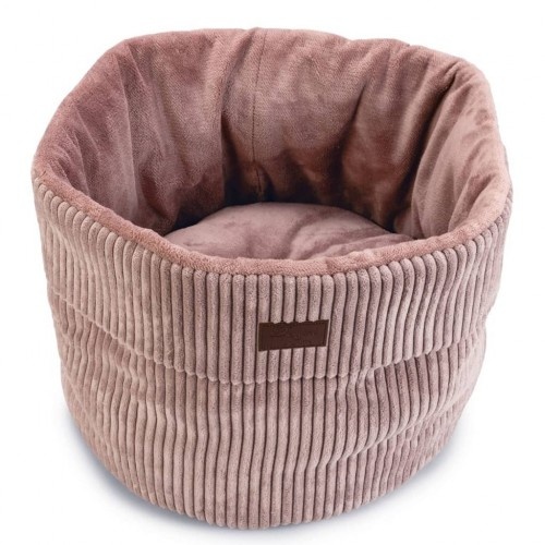 Cesta para gatos com almofada, desenhada pela Lotte.