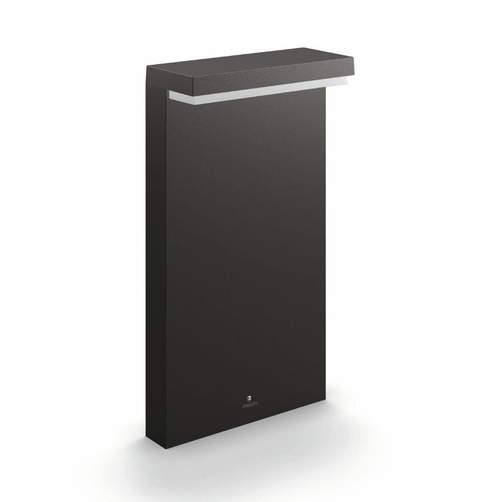 Bustan LED sokkellamp in antraciet en wit, 3,8W, 800lm, IP44