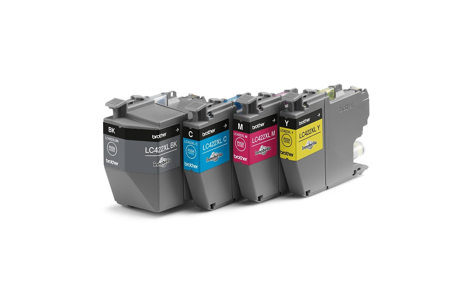 Valuepack LC-422XL Black/Cyan/Magenta/Yellow<br>Tinte, Schwarz, Cyan, Magenta und Gelb