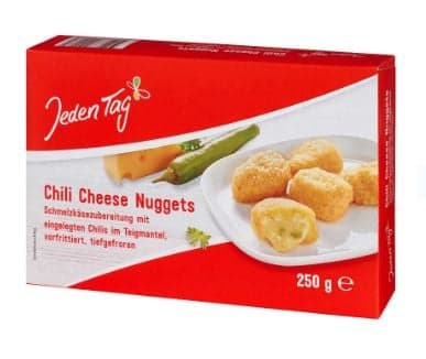 Jeden Tag Chili Cheese Nuggets