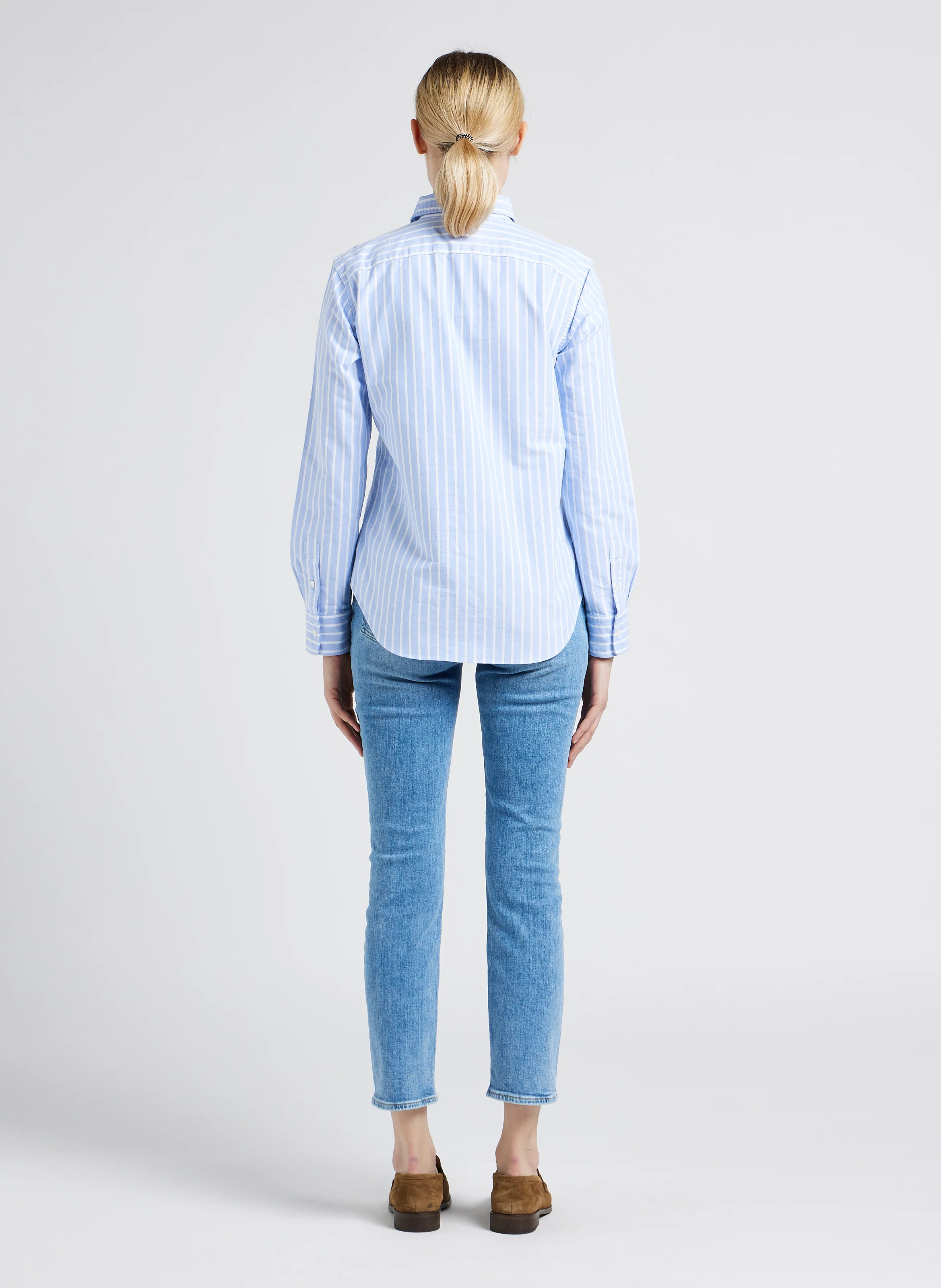 ILLUSION BRIGHTNESS - Jean skinny délavé en coton mélangé| Bleu
