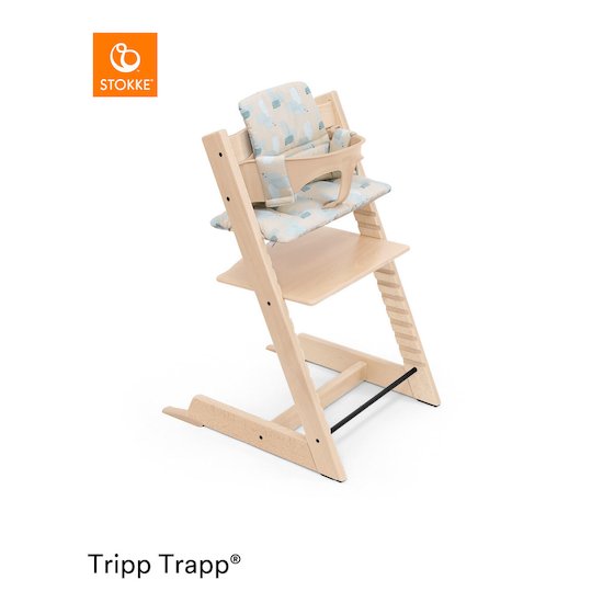 Coussin de chaise Tripp Trapp®   Bird Blue        de               Stokke®