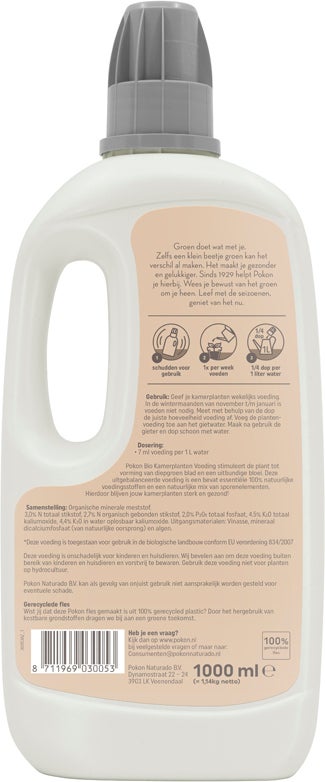 Pokon Bio Kamerplanten voeding 1 L