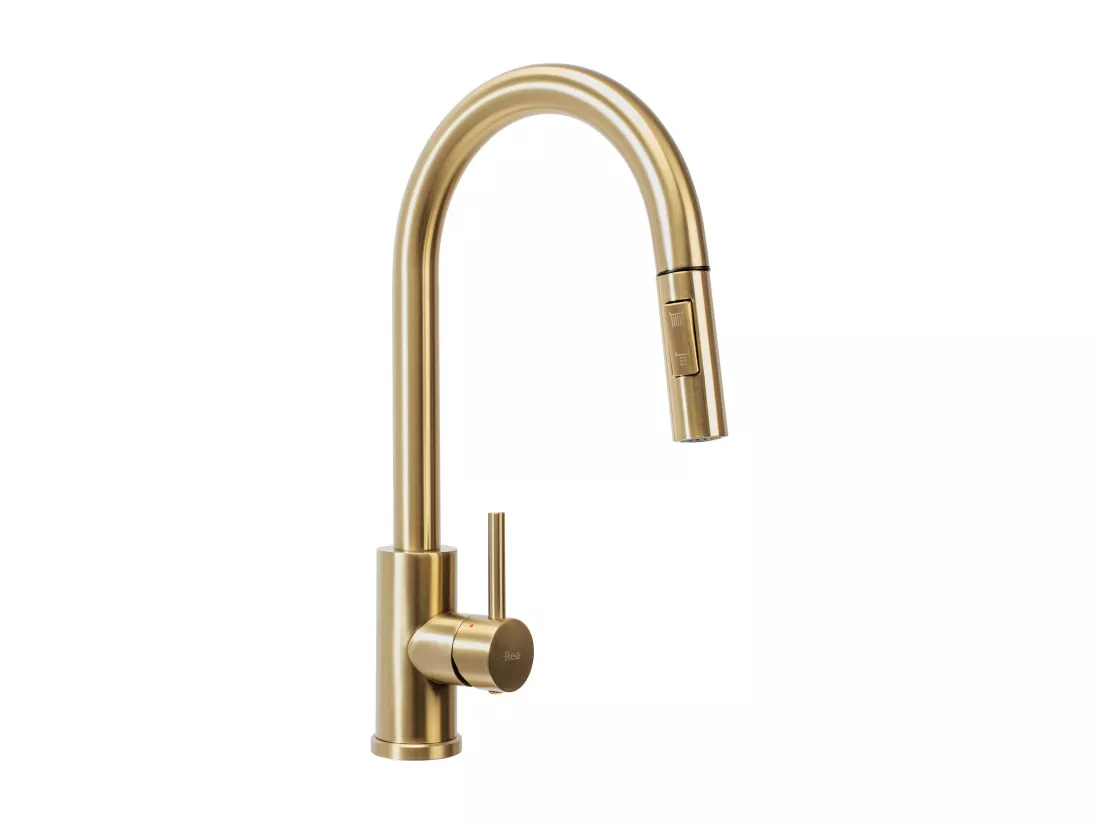 Robinet De Cuisine Rea Fresh Brush Gold