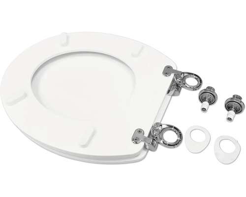form&style toiletzitting Farallon wit met soft-close mechanisme Easy Fix