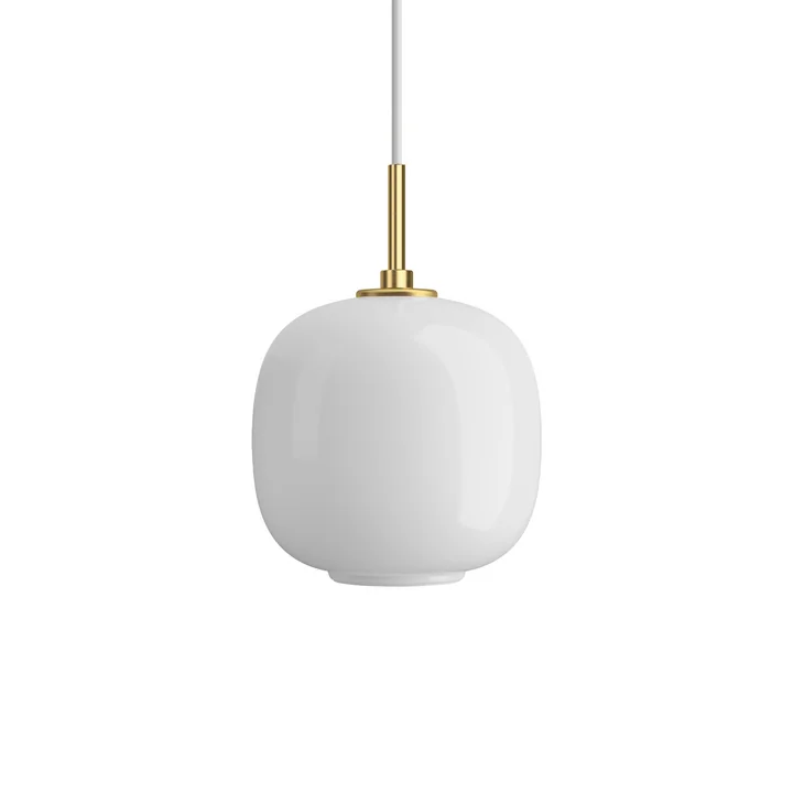 Louis Poulsen - VL45 Radiohus Pendelleuchte, Ø 17,5 cm, Messing / opalweiss
