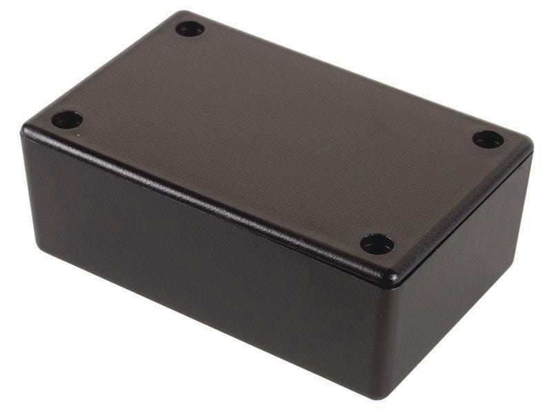 Velleman Gehäuse WCAH2855, 85x55x30mm Schwarz ABS-Plastikgehäuse, Schwarz